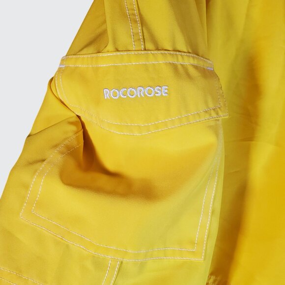 EUC Rocorose Womens Yellow Swim Trunks With Drawstring & Cargo Pocket XXXL - Picture 7 of 9